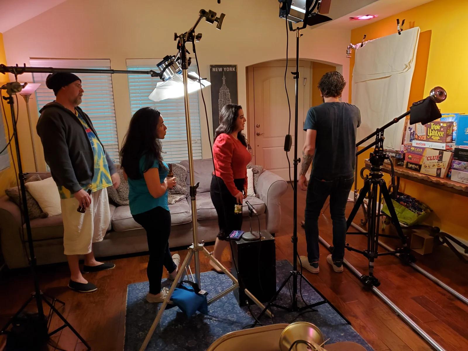 Behind the scenes on First Impressions, production photo 4