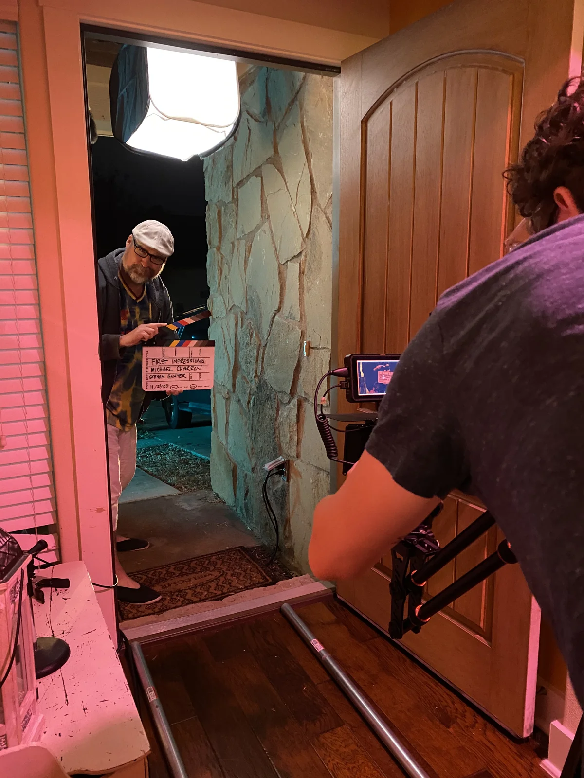 Behind the scenes on First Impressions, production photo 6