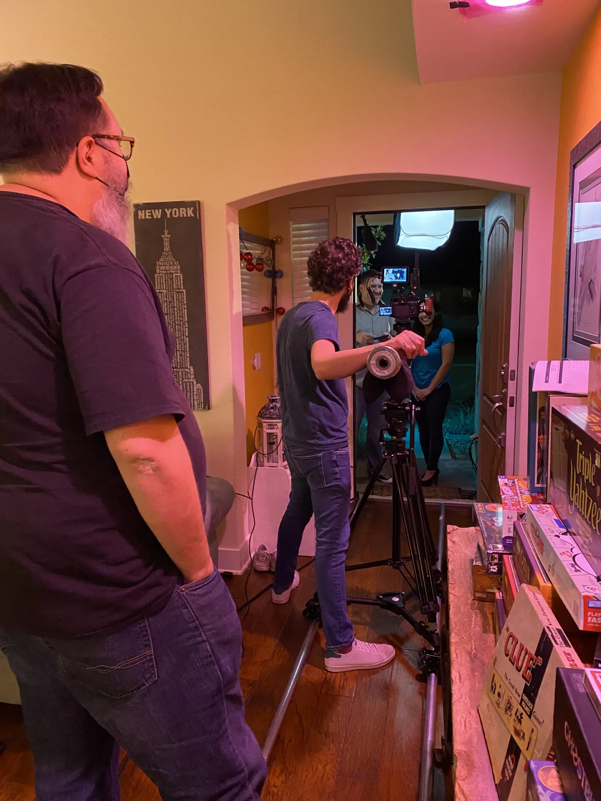 Behind the scenes on First Impressions, production photo 7