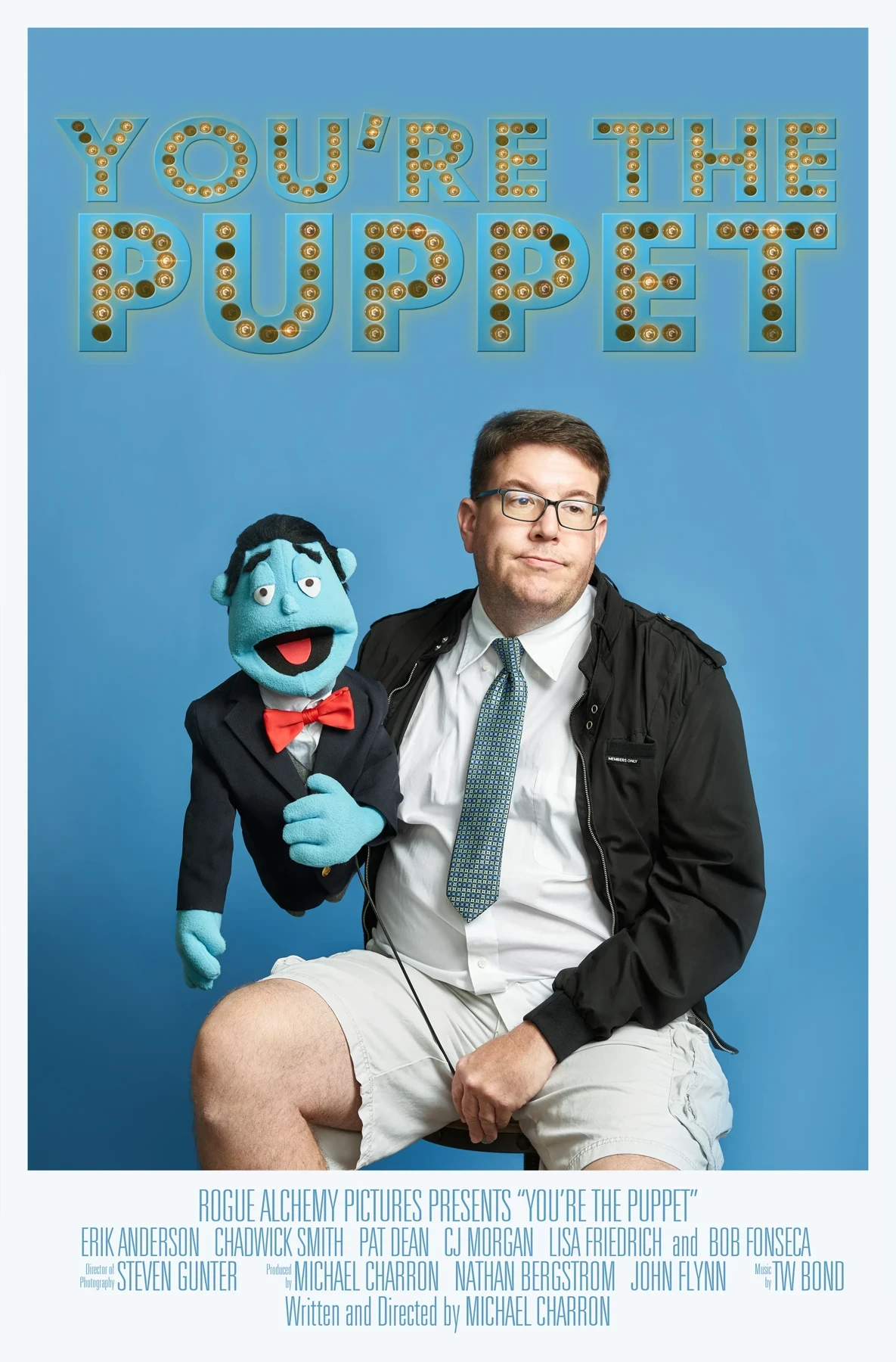 You’re the Puppet poster with Laramie and Leonard against a blue background