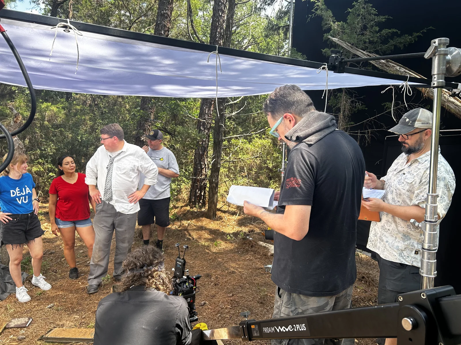 Behind the scenes on The Time Capsule, production photo 2